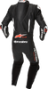 Alpinestars GP-R7 1-PC Leather Suit - Black/White/Red Fluo - US 52 / EU 62