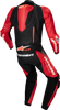 Alpinestars GP-R7 1-PC Leather Suit - Black/Mid Red - US 42 / EU 52