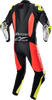 Alpinestars GP Tech v4 Leather Suit - Black/Red/Yellow Fluo - US 42 / EU 52