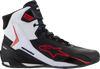 Alpinestars Faster-4 Shoes - Black/White/Red - US 13.5