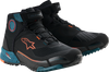 Alpinestars CR-X Drystar® Shoes - Black/Petrol/Orange - US 11 / EU 44