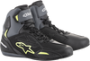 Alpinestars Faster-3 Drystar® Shoes - Black/Gray/Yellow - US 6.5