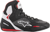 Alpinestars Faster-3 Rideknit® Shoes - Black/White/Red - US 8.5 / EU 41