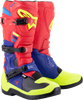 Alpinestars Tech 3 Boots - Red/Blue/Yellow Fluorescent - US 13 / EU 48