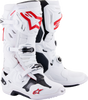 Alpinestars Tech 10 Supervented Boots - White/Red - US 14 / EU 49.5