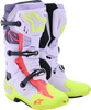 Alpinestars Tech 10 Supervented Boots - Purple/Fluorescent Yellow/Diva Pink - US 9 / EU 43