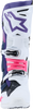 Alpinestars Tech 10 Boots - White/Violet/Navy/Pink Fluorescent - US 10 / EU 44.5