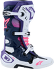Alpinestars Tech 10 Boots - White/Violet/Navy/Pink Fluorescent - US 10 / EU 44.5