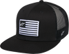 Alpinestars Flag Flat Trucker Hat - Black/Black