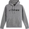 Alpinestars Blaze V3 Pullover Hoodie - Heather Gray/Black - 2XL