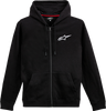 Alpinestars Ageless Zip Hoodie - Black/White - XL