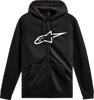 Alpinestars Ageless V3 Zip Hoodie - Black/White - Large