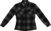 Women's Fallblock CX Flannel Jacket - Black - 3XL