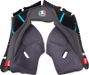 Pista GP RR Cheek Pads - Gray/Cyan - 2XL