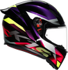 K1 S Helmet - Fastlap - Black/Purple/Pink - XS