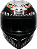 K1 S Helmet - Lyzard - Matte Black/Gray/Red - XL
