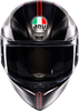 K1 S Helmet - Lap - Matte Black/Gray/Red - Small