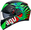 K3 Helmet - Kamaleon - Black/Red/Green - Small