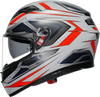 K3 Helmet - Space - Matte White/Red Fluo - Medium