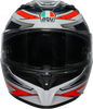 K3 Helmet - Space - Matte White/Red Fluo - XL