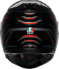 K3 Helmet - Syth - Black/Red - 2XL