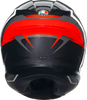 K6 S Helmet - Slashcut - Black/Gray/Red - Large