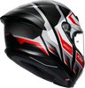K6 S Helmet - Karve - Matte Black/White/Red - Small
