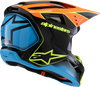 Youth SM3 Helmet - Fray - Gloss Black/Orange/Yellow Fluo - Small