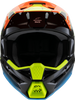 Youth SM3 Helmet - Fray - Gloss Black/Orange/Yellow Fluo - Small