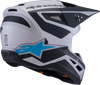 SM3 Helmet - Heat - Matte Silver/Blue/Black - XL