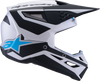 SM3 Helmet - Heat - Matte Silver/Blue/Black - XS