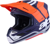 SM7 Helmet - Core - Matte Orange/Blue - Large