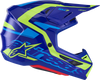 SM7 Helmet - Deed - Gloss Blue/Yellow Fluo - 2XL