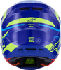 SM7 Helmet - Deed - Gloss Blue/Yellow Fluo - XL