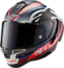 Supertech R10 Helmet - Team - Matte Black/Carbon Red Fluo/Blue - XS