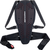 Nucleon Plasma Back Protector - Black/White/Red - Large
