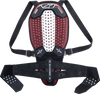 Nucleon Plasma Back Protector - Black/White/Red - XS