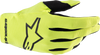 Youth Radar Gloves - Fluo Yellow/Black - XS