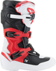 Youth Tech3S Boots - White/Black/Red - US 5 / EU 38