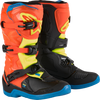 Youth Tech3S Boots - Orange/Blue/Yellow/Black - US 5 / EU 38