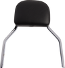 Backrest Kit - 11" - Chrome - Softail