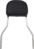 Backrest Kit - 14" - Chrome - Dyna - 1501-0581