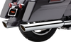 909 4" Mufflers - Chrome - '95-'16 Bagger
