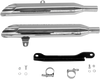 Slashcut Mufflers - Chrome - Roadstar 1600/1700