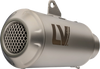 54mm Universal LV-10 Slip-On Muffler - Stainless Steel