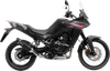LV One Slip-On Muffler - Black - Honda XL750 Transalp