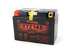 <ul>
<li>Ideal battery for a 1397/1441cc Hayabusa</li>
<li>Spill-proof design means virtually no possibility of leaks (after proper activation and cycling)</li>
<li>Advanced lead-calcium technology pumps up starting power</li>
<li>Yuasa&rsquo;s High Performance Maintenance Free batteries will last up to three times longer than conventional batteries</li>
<li>Exceptional resistance to vibration makes Yuasa the most reliable battery on the market today</li>
<li>VRLA batteries hold voltage longer and need less charging in standby or storage mode</li>
</ul>
<div class="moretab" data-title="Product Details">
<p><strong>YTZ14S Maintenance Free Battery</strong></p>
<p>This extra high (230) cold cranking amp battery is a must for all Hayabusas (99-19) with modified engines! It has also been used to cure the starter clutch "kick back" problems associated with 02 and 03 stock Hayabusas. There are no chassis modifications or seat cutting required...this battery fits in the stock mounting box! Up to 30% more cranking amps thanks to a radial grid design.</p>
<p>Yuasa Battery, Inc. has been manufacturing motorcycle batteries in the U.S.A. to uncompromisingly high standards since 1979. Most of the large capacity Powersports batteries are manufactured in our Laureldale, PA plant. All other Powersports batteries are produced in a Yuasa state-of-the-art manufacturing facility in various countries throughout the world. Each Yuasa facility follows the same rigorous manufacturing processes to ensure the highest Yuasa quality standards are met.</p>
<p><strong>Maintenance Free VRLA</strong></p>
<p>VRLA (Valve Regulated Lead Acid) means a battery that&rsquo;s perfect for people who have better things to do than battery maintenance! Our permanently sealed VRLA battery never needs refilling; however, it still needs periodic charging.</p>
</div>
<div class="moretab" data-title="Technical">
<p><strong>Battery Family:</strong> YTZ Factory Activated, Maintenance Free</p>
<p><strong>Battery Type:</strong> YTZ14S</p>
<p><strong>Voltage:</strong> 12</p>
<p><strong>Capacity (AH):</strong> 11.2</p>
<p><strong>Dimensions:</strong> 6" x 3.4375" x 4.375"</p>
<p><strong>Weight:</strong> 8.6 lb.</p>
<p><strong>Polarity:</strong> +|||-</p>
<p><strong>Amps:</strong> 1.1</p>
<p><strong>CCA:</strong> 230</p>
</div>