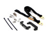<ul>
<li>Includes Front End Lowering Strap</li>
<li>Includes Strap End Kit</li>
<li>Includes Radial Mount Strap Bracket Kit</li>
<li>Corrosion free stainless mounting hardware included</li>
<li>Radial Mount Strap Bracket Kit for radial mount brakes with a 100mm bolt-center</li>
<li><strong>Note:</strong> Brackets are installed using the OEM caliper mounting bolts</li>
<li>A safe and easy way to lower your center of gravity for quicker ET's by preventing wheelies</li>
<li><a style="color: blue;" href="%%GLOBAL_ShopPathSSL%%/content/Instructions/OTHER/998091.pdf" target="_blank">Click here to view Installation Instructions</a></li>
</ul>
<div class="moretab" data-title="Product Details">
<p><strong>Front End Lowering Strap</strong></p>
<p>A safe and easy way to lower your center of gravity for quicker ET's. Integrated, positive locking back-up clamp plate guarantees slip-free operation with a user-friendly release. Extra heavy duty 1800 lb. abrasion-resistant webbing assures trouble free operation and long life.</p>
<ul>
<li>Tie down strap to temporarily lower front end.</li>
<li>Remains on bike when not drag racing without disrupting handling.</li>
<li>Helps eliminate wheelies for quicker ET&rsquo;s.</li>
<li>Preloads front suspension to prevent &lsquo;hammer&rsquo; on launch.</li>
<li>Easy installation with &lsquo;stoplight&rsquo; adjustability.</li>
<li>Allows motorcycle to be leveled to match rear lowering link setting.</li>
<li>NHRA, MIROCK, NHDRO, MANCUP approved</li>
<li>Made in the USA</li>
</ul>
<p><strong>Strap End Kit</strong></p>
<ul>
<li>Installs on release end of strap to move buckle down to brake caliper area.</li>
<li>Prevents damage to radiator from release buckle during non-strapped operation.</li>
<li>Prevents buckle from obstructing full steering travel on some model bikes.</li>
<li>CNC machined, corrosion-free nickel plated finish.</li>
<li>Corrosion free stainless mounting hardware included.</li>
</ul>
<p><strong>Radial Mount Strap Bracket Kit</strong></p>
<ul>
<li>Sold in sets of two brackets. One for each fork tube.</li>
<li>CNC machined from billet 6061-T6 aluminum, black anodized with engraved logo.</li>
<li>Corrosion free-stainless steel hardware included.</li>
<li>For use with 100mm bolt-center radial mount brakes.</li>
</ul>
</div>
<div class="moretab" data-title="Fitment">
<p><strong>Listing of known fitment applications</strong></p>
<ul>
<li>Kawasaki ZX-10R (16-26)</li>
<li>BMW S1000RR (10-26)</li>
<li>BMW S1000R (14-20)</li>
<li>Ducati Panigale 1299</li>
<li>Ducati Panigale V4</li>
<li>H-D Road Glide CVO (23-24)</li>
<li>H-D Street Glide CVO (23-24)</li>
<li>H-D Sportster S (21-24)</li>
<li>H-D Livewire / One (20-24)</li>
</ul>
</div>