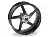 <ul> <li><span style="color: #666666; font-weight: bold;">SIZE :</span> 6" x 17"</li> <li><span style="color: #666666; font-weight: bold;">WEIGHT :</span> 9.8 lb. (4.44 kg) <br /> Add 1.05 lb. (0.47 kg) with Worldwide Bearings ceramic bearings<br /> Add 1.20 lb. (0.54 kg) with Worldwide Bearings steel bearings</li> <li><span style="color: #666666; font-weight: bold;">STATIC LOAD RATING :</span> 550 lb. (250 kg)<br /><a style="color: red;" href="http://blog.brocksperformance.com/bst-wheel-load-rating-information/" target="_blank"><strong>Click Here: Important Load Rating Safety Information</strong></a></li> <li><span style="color: #666666; font-weight: bold;">MATERIALS :</span> Carbon fiber and aluminum</li> <li><span style="color: #666666; font-weight: bold;">STYLE :</span> Slanted, five-spoke configuration</li> <li><span style="color: #666666; font-weight: bold;">VALVE STEMS :</span> BST Ultra-High-Speed (UHS) 90-degree, aluminum stems and caps</li> <li><span style="color: #666666; font-weight: bold;">APPROVALS :</span> DOT E and JWL for street and track use</li> <li><span style="color: #666666; font-weight: bold;">FITMENT :</span> Direct OEM replacement (Aftermarket sprocket required: <a style="color: blue;" href="%%GLOBAL_ShopPathSSL%%/wheels/sprockets/rear-sprockets/bst-sprockets/" target="_blank">Vortex Aluminum</a> or <a style="color: blue;" href="%%GLOBAL_ShopPathSSL%%/wheels/sprockets/rear-sprockets/ceracarbon-for-bst/" target="_blank">CeraCarbon Hybrid</a>)</li> <li><span style="color: #666666; font-weight: bold;">WARRANTY :</span> 2 Years</li> </ul> <div class="moretab" data-title="Product Details"> <p><iframe src="https://store-415rnuyx4g.mybigcommerce.com/content/Descriptions/BST_Wheels_Product_Details_Tab.html" width="575" height="500" frameborder="0"></iframe></p> </div> <div class="moretab" data-title="Technical"> <p><iframe src="https://store-415rnuyx4g.mybigcommerce.com/content/Descriptions/BST_Wheels_Technical_Tab.html" width="575" height="500" frameborder="0"></iframe></p> </div>