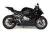 <ul>
<li><strong>S1000RR (17-19) model years require installation of the OEM right-side rearset and muffler mounting hardware from the (15-16) model year S1000RR</strong></li>
<li><strong>S1000R (17-20) model years require installation of the OEM right-side rearset and muffler mounting hardware from the (14-16) model year S1000R</strong></li>
</ul>
<ul>
<li>14" megaphone muffler</li>
<li>Black ceramic coated finish</li>
<li>2.25" outlet permanent baffle</li>
<li>Larger diameter outlet provides increased exhaust flow</li>
<li>Maximized power gains on stock and modified engines</li>
<li>Distinctive look and aggressive sound<br /> (optional noise reduction insert sold separately)</li>
<li>No fairing modifications required</li>
<li>Aerospace quality, ultra lightweight stainless construction</li>
<li>58% weight savings vs OEM exhaust system</li>
<li>Two 12mm O2 bungs pre-installed on headers and one 18mm bung for wideband O2 sensor (block-off plugs included)</li>
<li>Includes (emissions/PAIR) block off cap for decel-pop reduction</li>
<li>3oz. tube of <a style="color: blue;" href="%%GLOBAL_ShopPathSSL%%/permatex-ultra-copper-3oz/" target="_blank">Permatex Ultra Copper&reg;</a> supplied with purchase</li>
<li>Includes Brock&rsquo;s lifetime direct support package <em>at no additional charge</em></li>
<li>Select from increased drivability/fuel mileage (pump gas) or race-proven (race fuel) track maps via our <a style="color: blue;" href="https://blog.brocksperformance.com/category/map-support/" target="_blank">map support program</a> <em>at no additional charge</em></li>
<li><a style="color: blue;" href="%%GLOBAL_ShopPathSSL%%/product_images/uploaded_images/Logo_Plates_Article_Page_Display.jpg" target="_blank">Click here to view logo plate color options</a></li>
<li><a style="color: blue;" href="%%GLOBAL_ShopPathSSL%%/content/Instructions/S1000RR/994406.pdf" target="_blank">Click here for exhaust installation instructions</a></li>
<li><a style="color: blue;" href="%%GLOBAL_ShopPathSSL%%/content/Instructions/S1000RR/994471.pdf" target="_blank">Click here for PAIR block-off instructions</a></li>
</ul>
<div class="moretab" data-title="Product Details">
<p><strong>The Follow-Up To Our Best-Selling Exhaust System</strong></p>
<p>The Alien Head 2&trade; offers a full through 2.25&rdquo; diameter secondary section for increased exhaust flow and builds upon the legendary, race-proven performance of the original Alien Head&trade;, while adding a distinctive look and deeper exhaust tone. This system is a must for the sportbike owner who&rsquo;s never quite satisfied with factory power.</p>
<p>Manufactured to stringent specifications, Brock personally designed and hand-tuned the Alien Head 2&trade; full exhaust system to find the ideal balance of performance and attitude for the stock to highly modified sportbike. The Alien Head 2&trade; exhaust system stands as the benchmark of cutting edge power, design, and style.</p>
</div>
<div class="moretab" data-title="Technical">
<p><strong>Dyno Chart:</strong> Click image to enlarge</p>
<p><em>SAE Scale</em></p>
<p><a href="%%GLOBAL_ShopPathSSL%%/product_images/uploaded_images/S1000RR_15_AH2_Full_SAE_Zoom.jpg" target="_blank"><img src="https://cdn11.bigcommerce.com/s-415rnuyx4g/product_images/uploaded_images/images/S1000RR_15_AH2_Full_SAE_Th.jpg" alt="" /></a></p>
<p><strong>Dyno Chart:</strong> Click image to enlarge</p>
<p><em>STD Scale</em></p>
<p><a href="%%GLOBAL_ShopPathSSL%%/product_images/uploaded_images/S1000RR_15_AH2_Full_STD_Zoom.jpg" target="_blank"><img src="https://cdn11.bigcommerce.com/s-415rnuyx4g/product_images/uploaded_images/images/S1000RR_15_AH2_Full_STD_Th.jpg" alt="" /></a></p>
<hr style="height: 1px; color: gray; width: 410px; align: left;" />
<p><strong>S1000RR Exhaust System Decibel Levels</strong></p>
<p><em>Testing procedure performed according to <a style="color: blue;" href="http://blog.brocksperformance.com/sae-j2825-measurement-of-exhaust-sound-pressure-levels-of-stationary-on-highway-motorcycles/" target="_blank">SAE J2825</a></em></p>
<p><strong>Alien Head 2 Muffler (with <a style="color: blue;" href="%%GLOBAL_ShopPathSSL%%/noise-reduction-plug-fits-2-25-outlet-megaphones/" target="_blank">Noise Reduction Plug</a>):</strong></p>
<p>Idle: 104dB / 5000 RPM: 111dB</p>
<p><strong>Alien Head 2 Muffler:</strong></p>
<p>Idle: 107dB / 5000 RPM: 114dB</p>
<hr style="height: 1px; color: gray; width: 410px; align: left;" />
<p><strong>S1000RR Exhaust Weight Comparison</strong></p>
<p><em><strong>OEM Exhaust System:</strong></em></p>
<ul class="standard_ul">
<li>Muffler: 8.8 lb.</li>
<li>Front Section: 13.95 lb.</li>
</ul>
<p><em>Total =</em> 22.75 lb.</p>
<p><em><strong>Alien Head 2&trade; Full System:</strong></em></p>
<ul class="standard_ul">
<li>Muffler: 3.20 lb.</li>
<li>Front Section: 6.20 lb.</li>
<li>Hardware: 0.20 lb.</li>
</ul>
<p><em>Total =</em> 9.60 lb.</p>
<p><strong>Total Weight Savings = </strong>13.15 lb. or 58% of OEM weight</p>
</div>